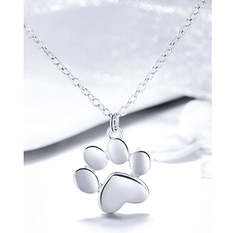 Actual Paw Print Necklace – Tom Design Shop