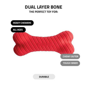 Playology Dual Layer Bone with Infused Scents in 3 Sizes