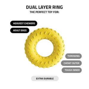 Playology Dual Layer Blue Ring Infused with Flavour Peanut Butter