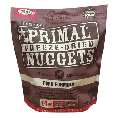 Primal Dog Freeze Dried Pork 5.5 or 14oz