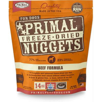 Primal Dog Freeze Dried Beef - 2 sizes