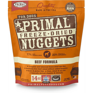 Primal Dog Freeze Dried Beef - 2 sizes