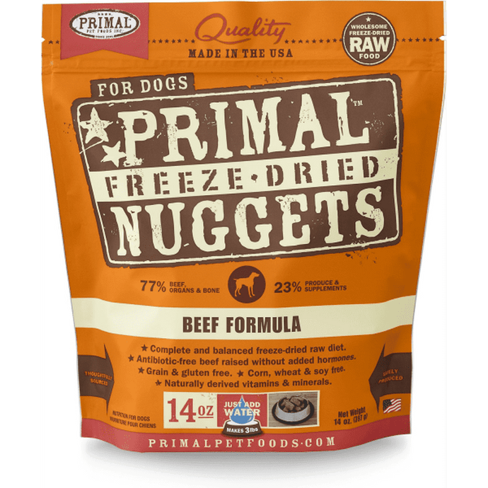 Primal Dog Freeze Dried Beef - 2 sizes