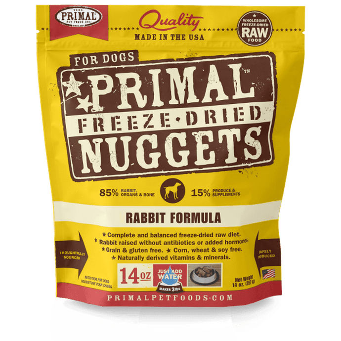 Primal Dog Freeze Dried Rabbit - 2 sizes