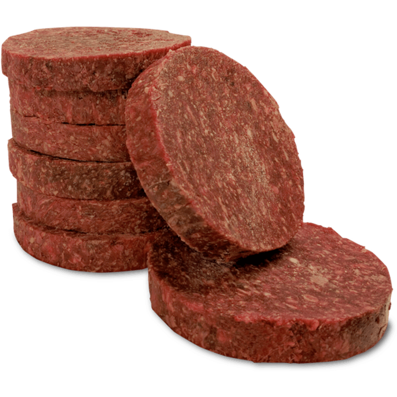Carnivora Beef Dinner w/fruit & veggies - 4LB or 25LB 8oz Patties