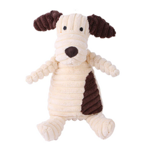 Corduroy Squeaky Dog Toy
