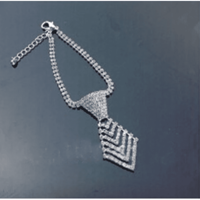 Rhinestone Tie