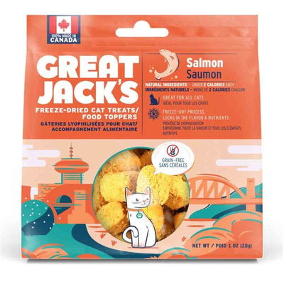 Great Jack's Freeze Dried Cat Treat/Topper Salmon