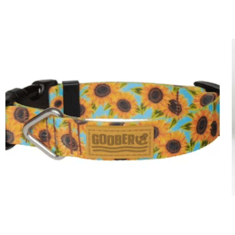 Goober PET Sunflowers Dog Collar