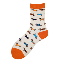 Women's Tall Socks with Weiner Dogs