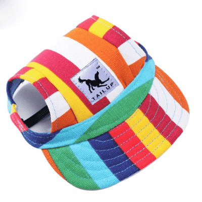 Baseball Hat Canvas Colourful Stripes