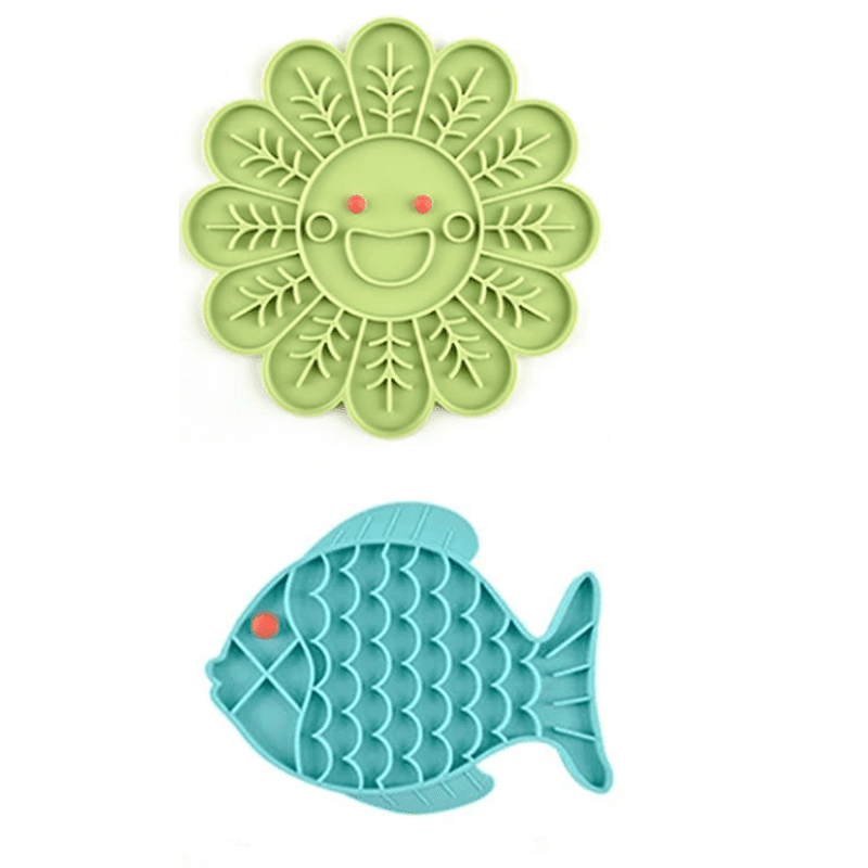 Flower or Fish Shaped Lick Pad