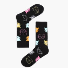 Women's Tall Socks with Cats - various colors