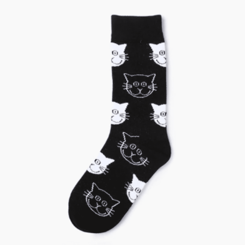 Women's Tall Socks with Cats - various colors