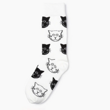 Women's Tall Socks with Cats - various colors