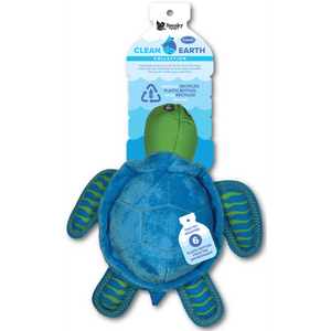 Spunky Pup Clean Earth Recycled Plush Turtle