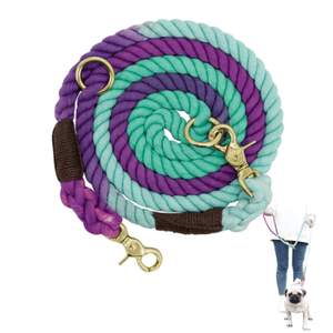 2-Dog Twisted Rope Leash Extender or Dual Dogs 5ft