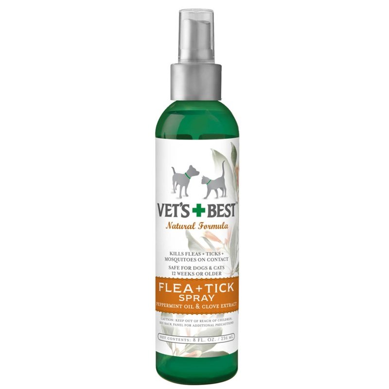 Vets Best Natural Flea and Tick Spray 8 oz