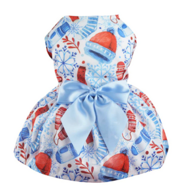Holiday Themed Dress w/Bow